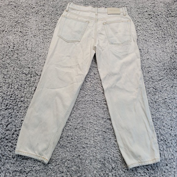 Lucky Brand Jeans Women 0 Blue Relaxed Taper Normcore Distressed Casual Grunge - Picture 2 of 11